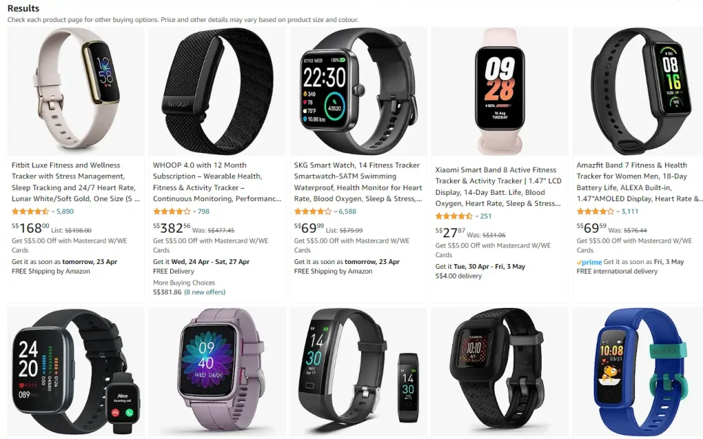 Fitness Trackers  - Best Items to Sell on Amazon FBA for Beginners
